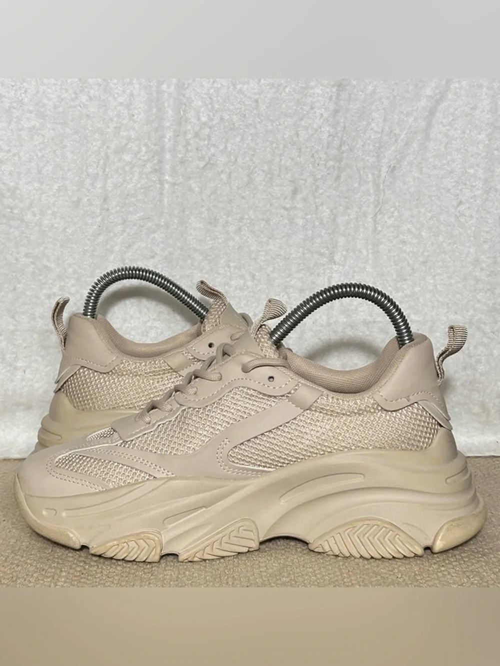Steve Madden Womens Possession Chunky Platfororm Fashion Sneakers Shoes SZ 7.5M
